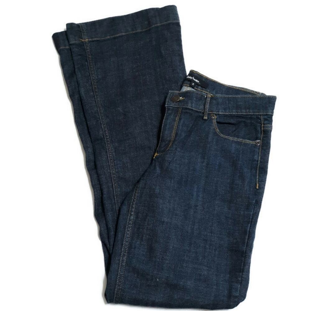 Y2K style dark wash sz 2 straight to flare leg vintage 90s 2000s Daisy Fuentes